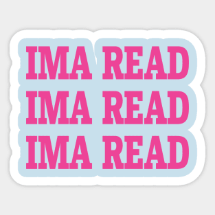 IMA Read Sticker